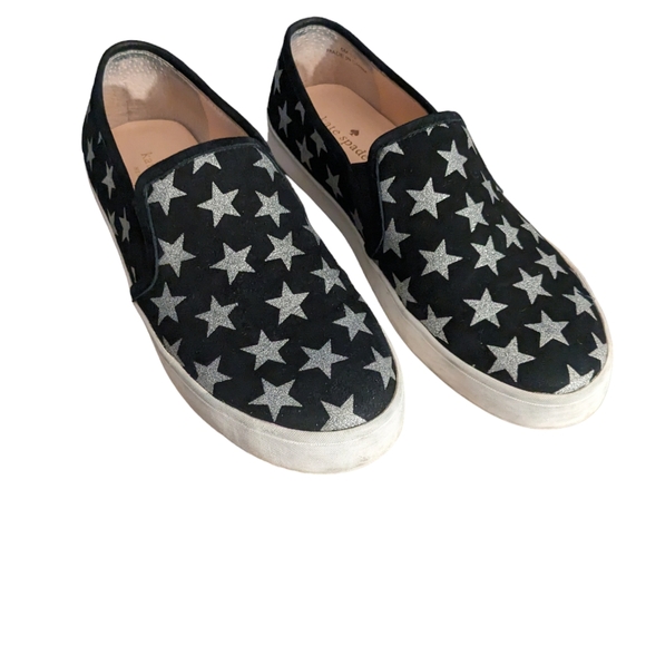 kate spade Shoes - Kate Spade 6 M 1/2 color black silver Star good condition